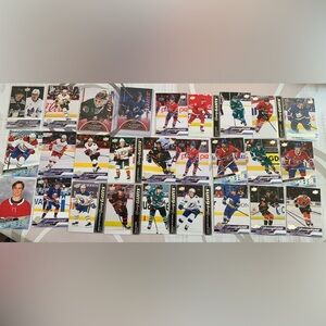 NHL Young Guns Upper Deck lot of 27 cards